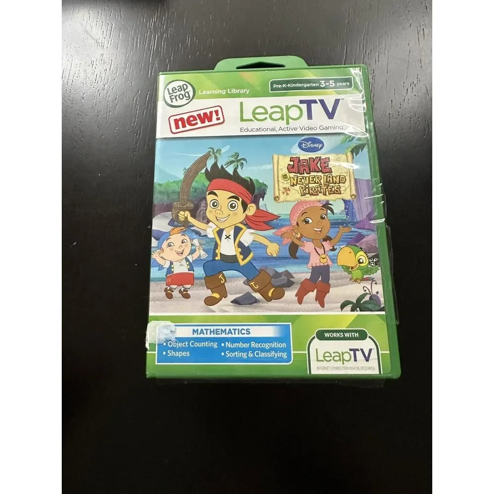 LeapFrog's LeapTV DISNEY'S JAKE & THE NEVERLAND PIRATES - FAST /FREE SHIPPING‎